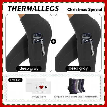 🔥 MustPride® Pocket Thermal Fleece Lined Leggings