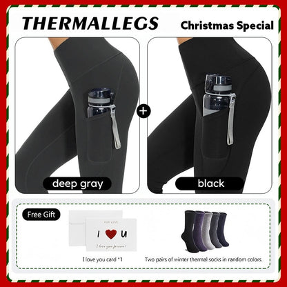 🔥 MustPride® Pocket Thermal Fleece Lined Leggings