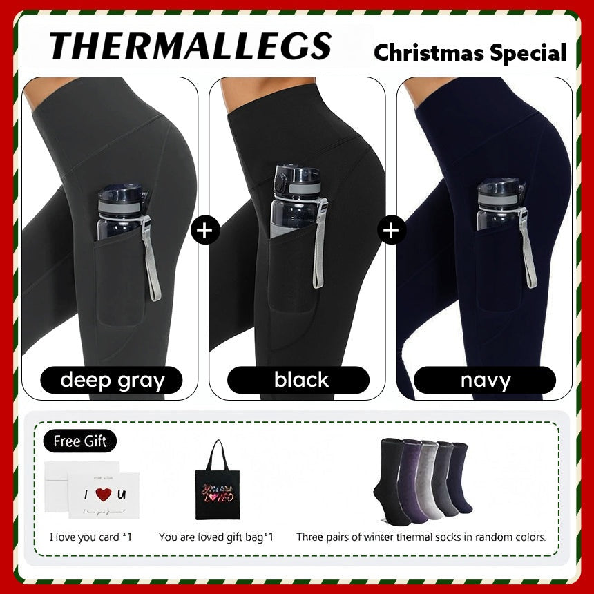 🔥 MustPride® Pocket Thermal Fleece Lined Leggings